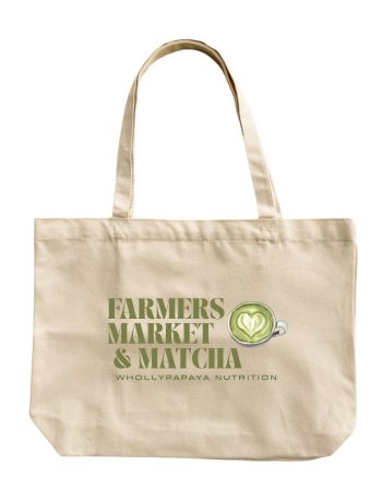 Wholly Papaya Eco-Friendly Canvas Totes - Image 4